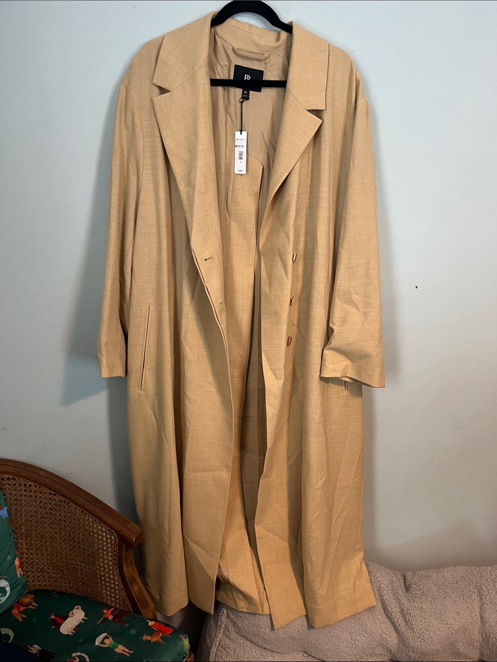 Banana Republic Beige Long Trench Coat